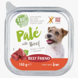 Best Friend luomupatee Nauta 150g