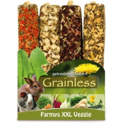 JR Viljaton Farmys XXL Kasvistikut 4kpl 450g