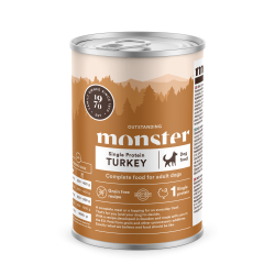 Monster Dog Single Protein Turkey 400g