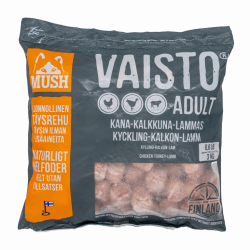 Ale! Mush Vaisto Harmaa Kana-Kalkkuna-Lammas 3kg
