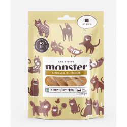 Monster Cat Strips Chicken 50g