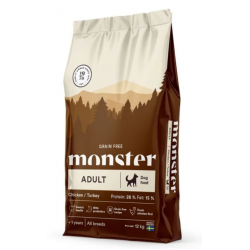 Monster Dog Adult Grain Free Chicken/Turkey 2kg