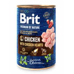 Brit Premium by Nature kana-sydän 400 g
