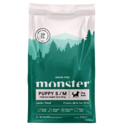 Monster Puppy Grain Free Lammas&Ankka S/M 2kg
