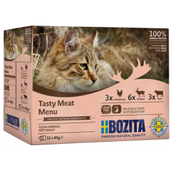 Bozita Tasty Meat Menu, hyytelö 12x85g