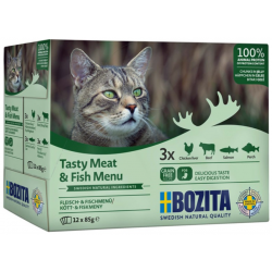 Bozita Tasty Meat & Fish, hyytelö 12x85g